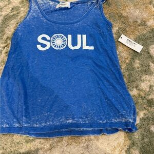 SoulCycle Blue Heather Tank